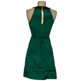 BCBGMAXAZRIA Green A-Line Dress, 0