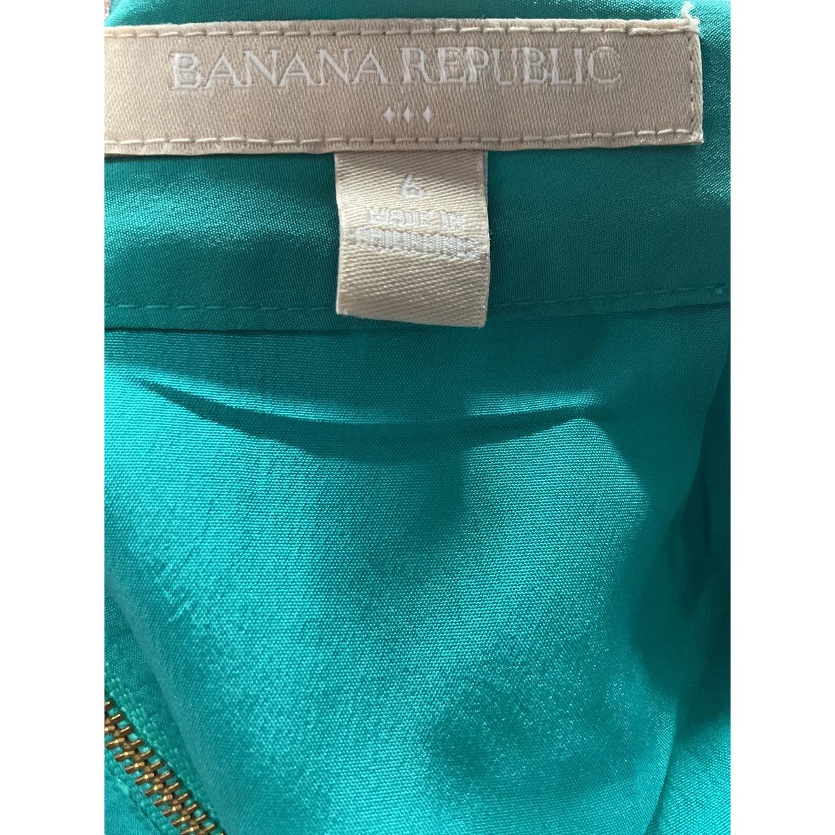 Banana Republic Green A-Line Skirt - Size 6