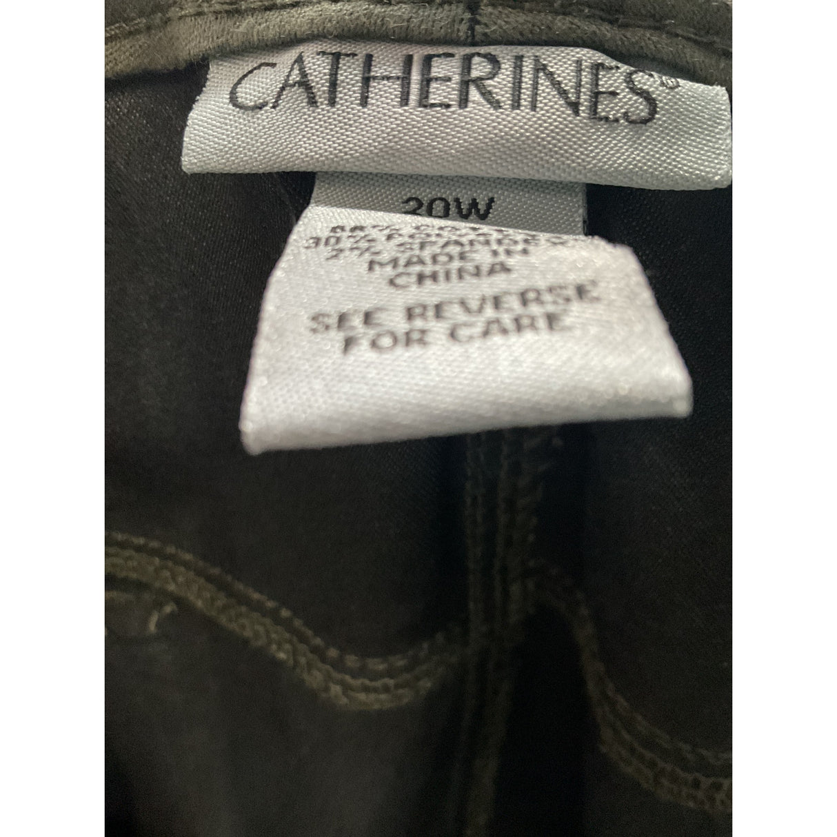 Catherines Green Women's Straight Pants Size 20W