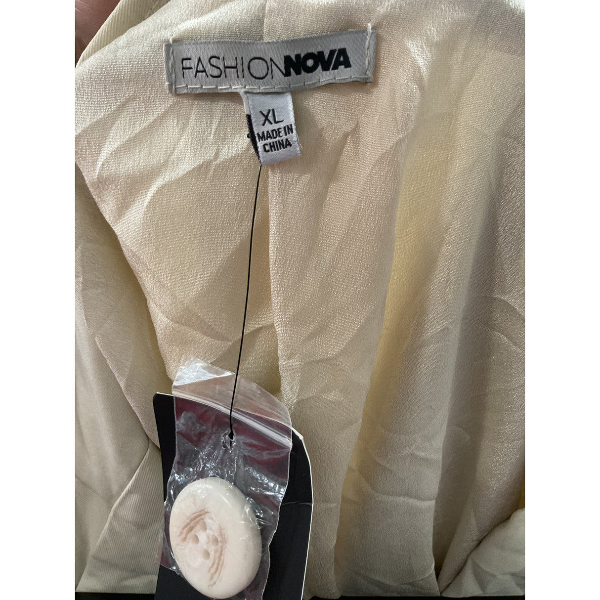 Fashion Nova Beige XL Blazer