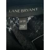 Lane Bryant Black Crochet Sweater