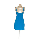 ZARA Blue Knee-Length Sheath Dress