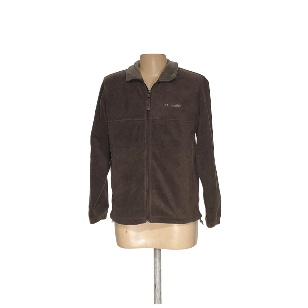 Columbia Men's Brown Full Zip Sweater - Size M