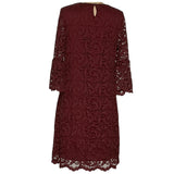 GARNET HILL Red Midi Shift Dress - Women's Size 8