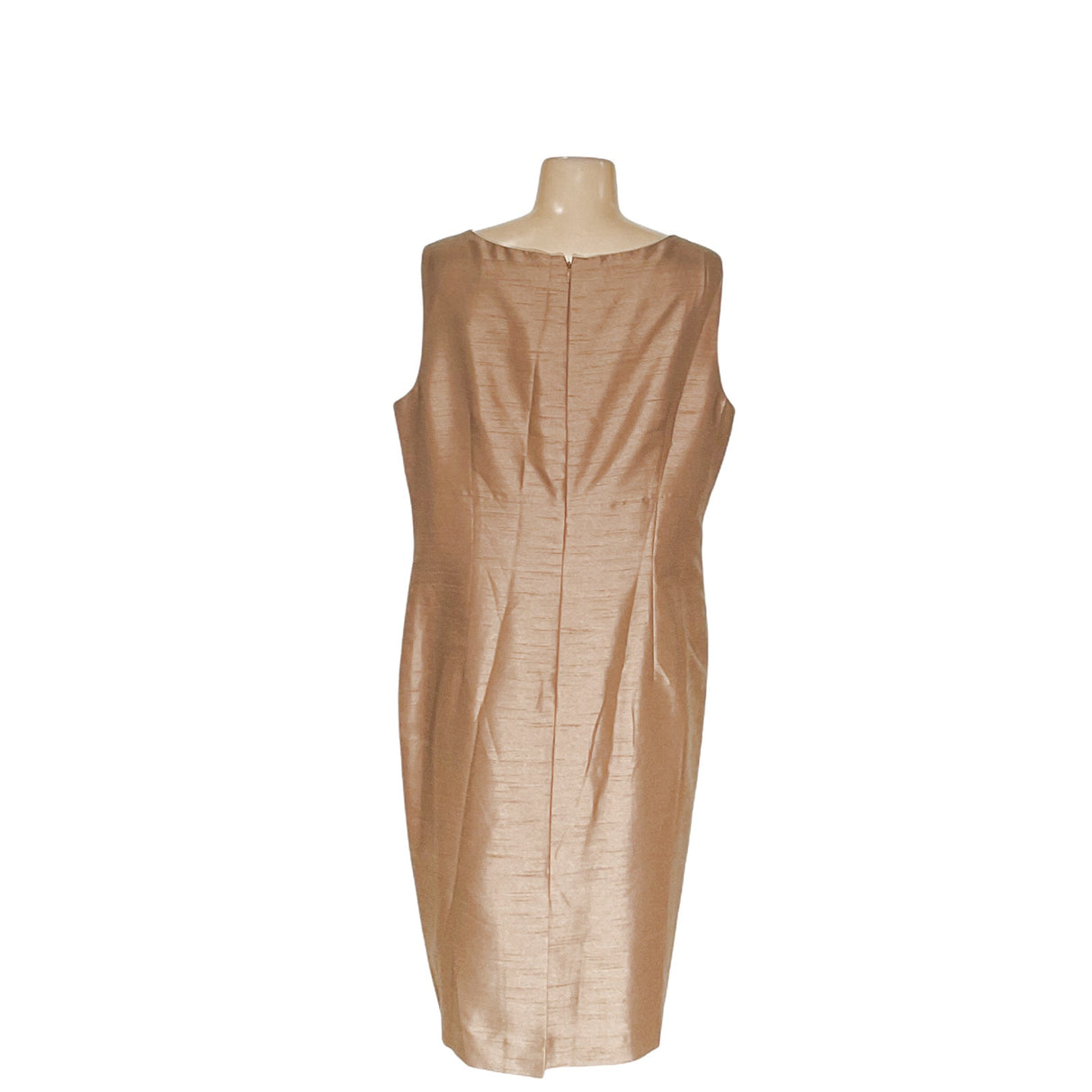 Kasper Brown Shift Dress - Size 14