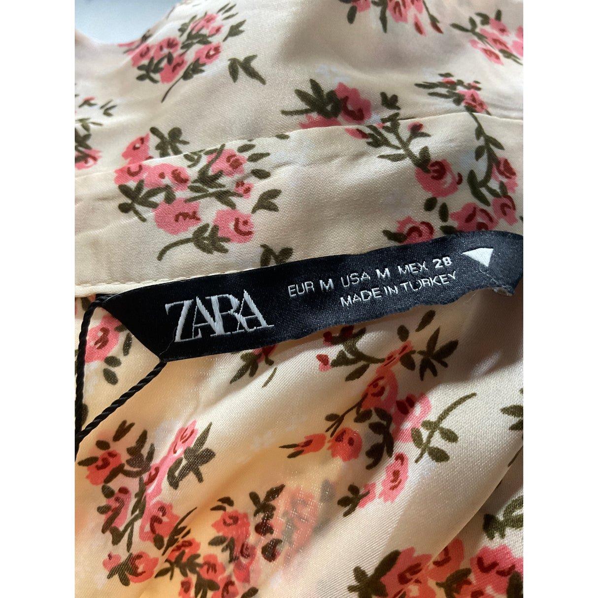 ZARA Spring/Summer Floral Satin Blouse