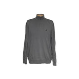 Nautica Gray Henley Sweater - Men's XXL