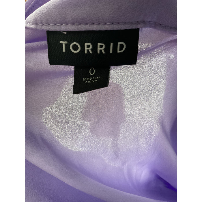 Torrid Purple Blouse - Size 0