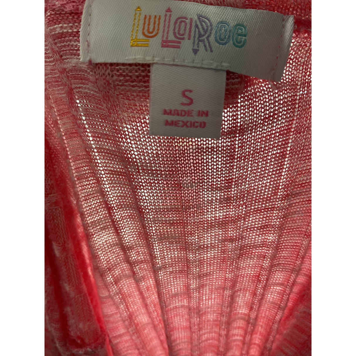 Lularoe Pink Cardigan - Size S