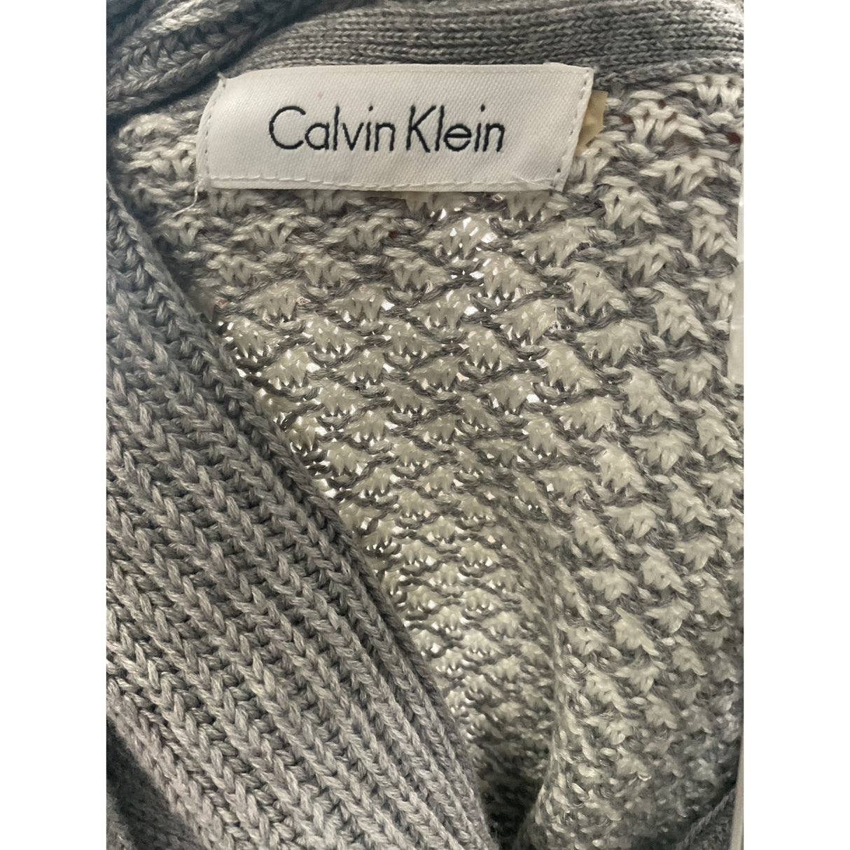 Calvin Klein Gray Pullover Sweater - Women's M