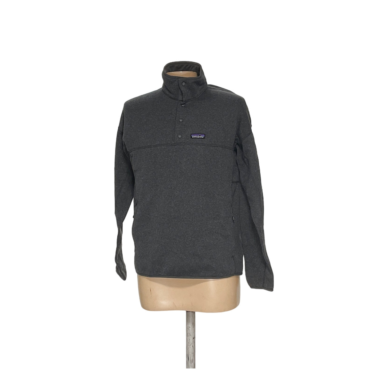 Patagonia Black Henley Sweater - Men's L