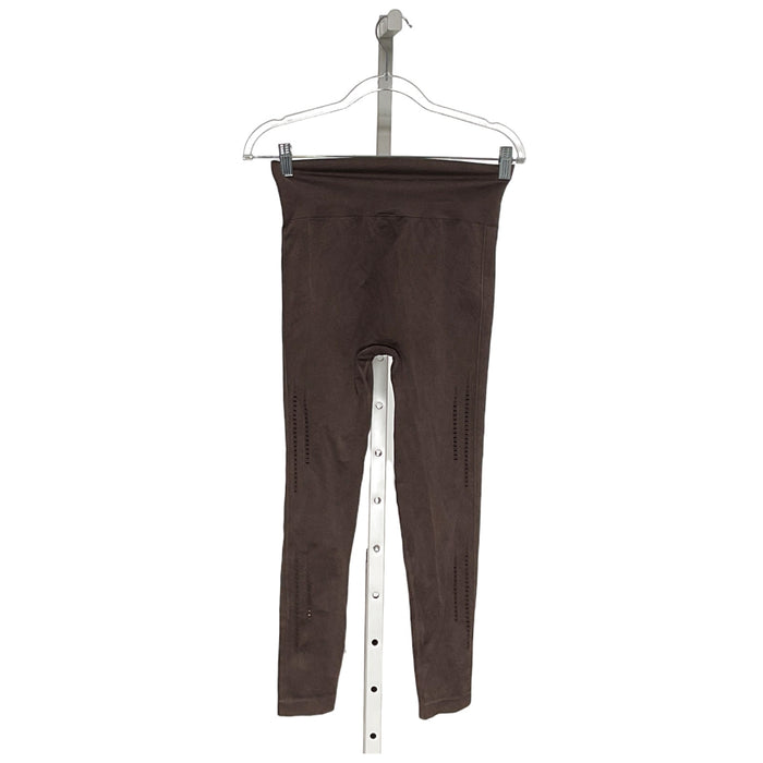 Mono b Women's Brown Capri Leggings