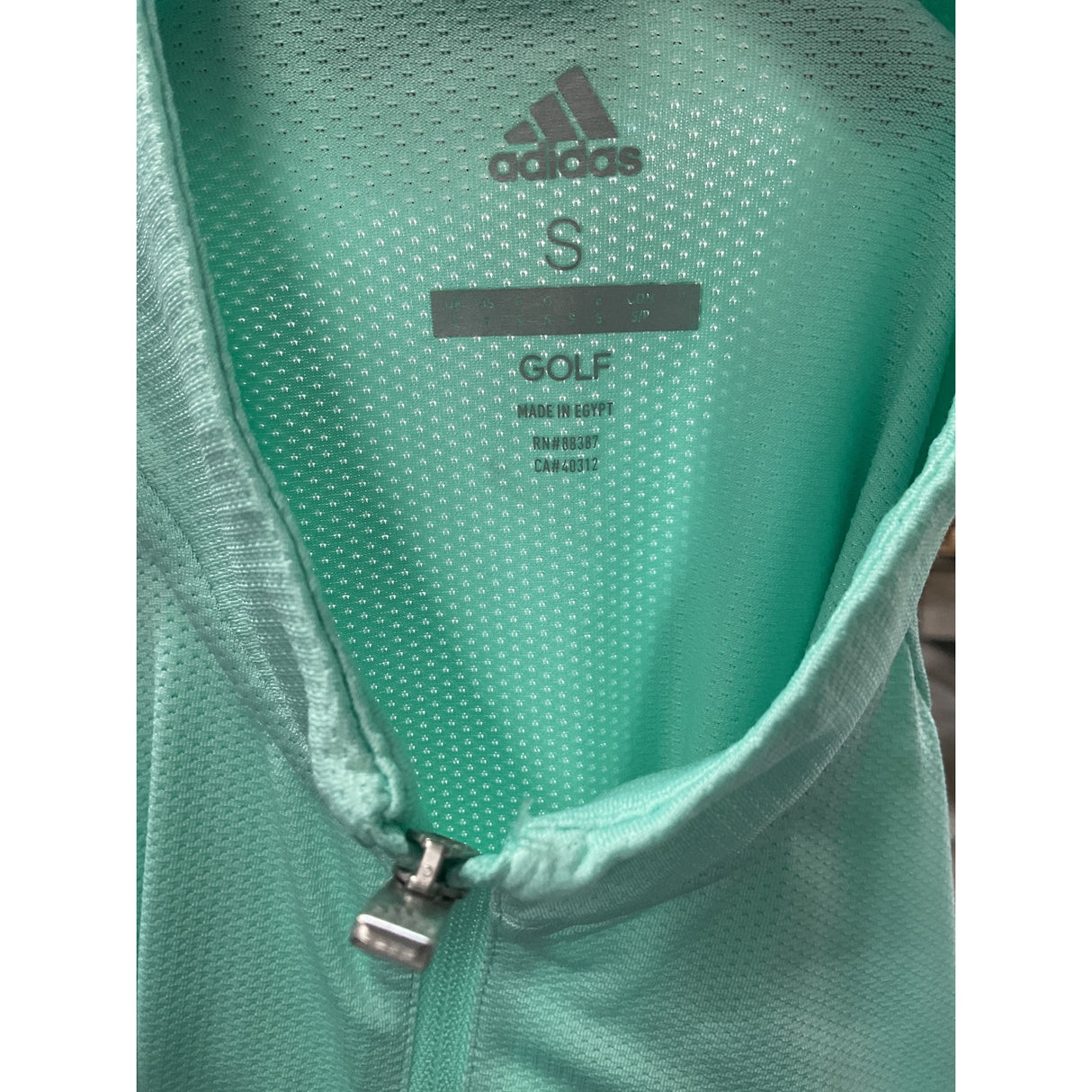 Adidas Green Henley Sweatshirt