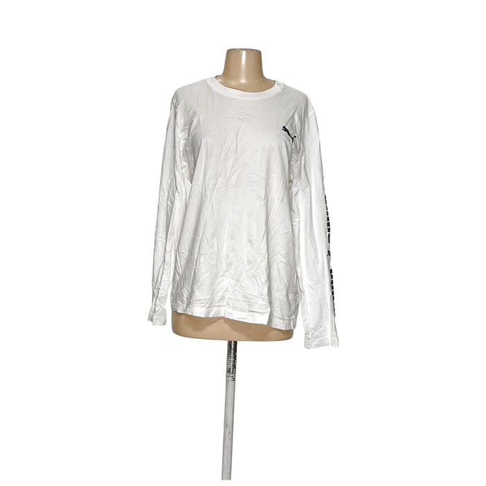 Puma White Blouse - Women's Medium