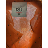 Cabi Orange Polka Dot Blouse