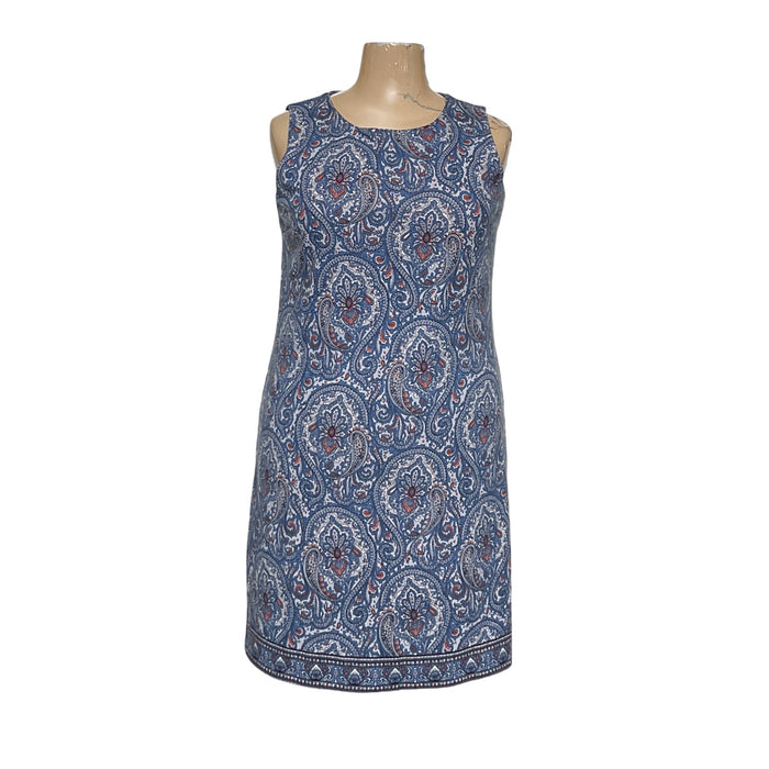 Talbots Blue A-Line Dress - Women's L