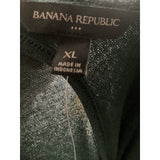 Banana Republic XL Green Polyester Blouse