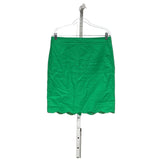 J. CREW Green Cotton Mini Skirt - Size 8