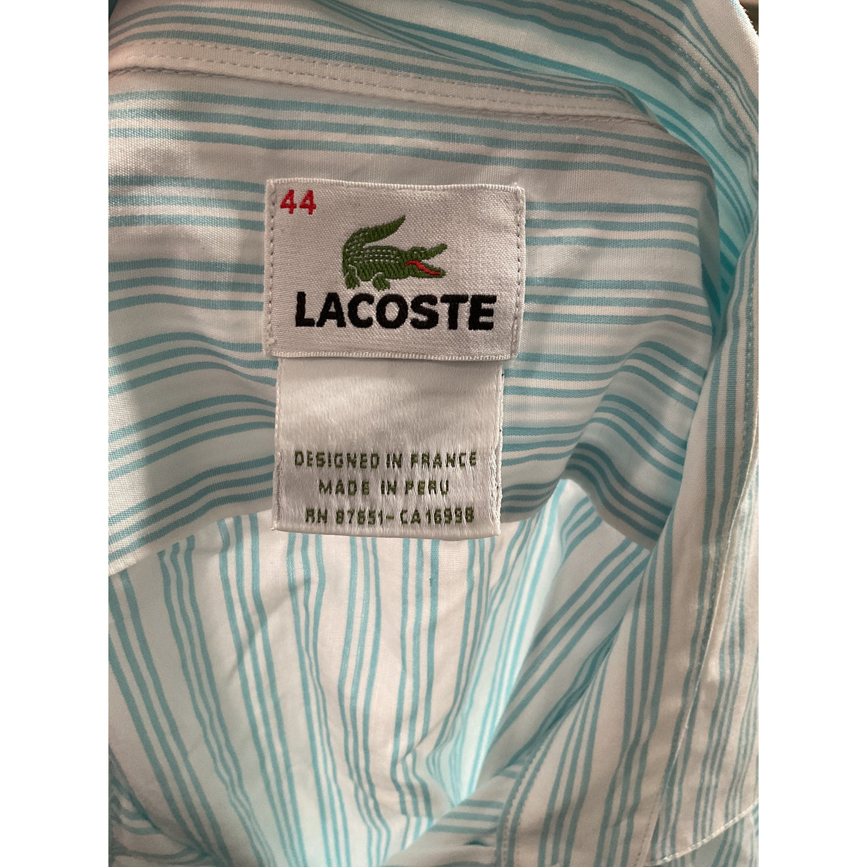 LACOSTE Multicolor Men's Button-Up Shirt