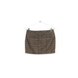 Express Brown Plaid Mini Skirt, Size 2