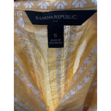 BNWOT Banana Republic Floral Yellow Blouse