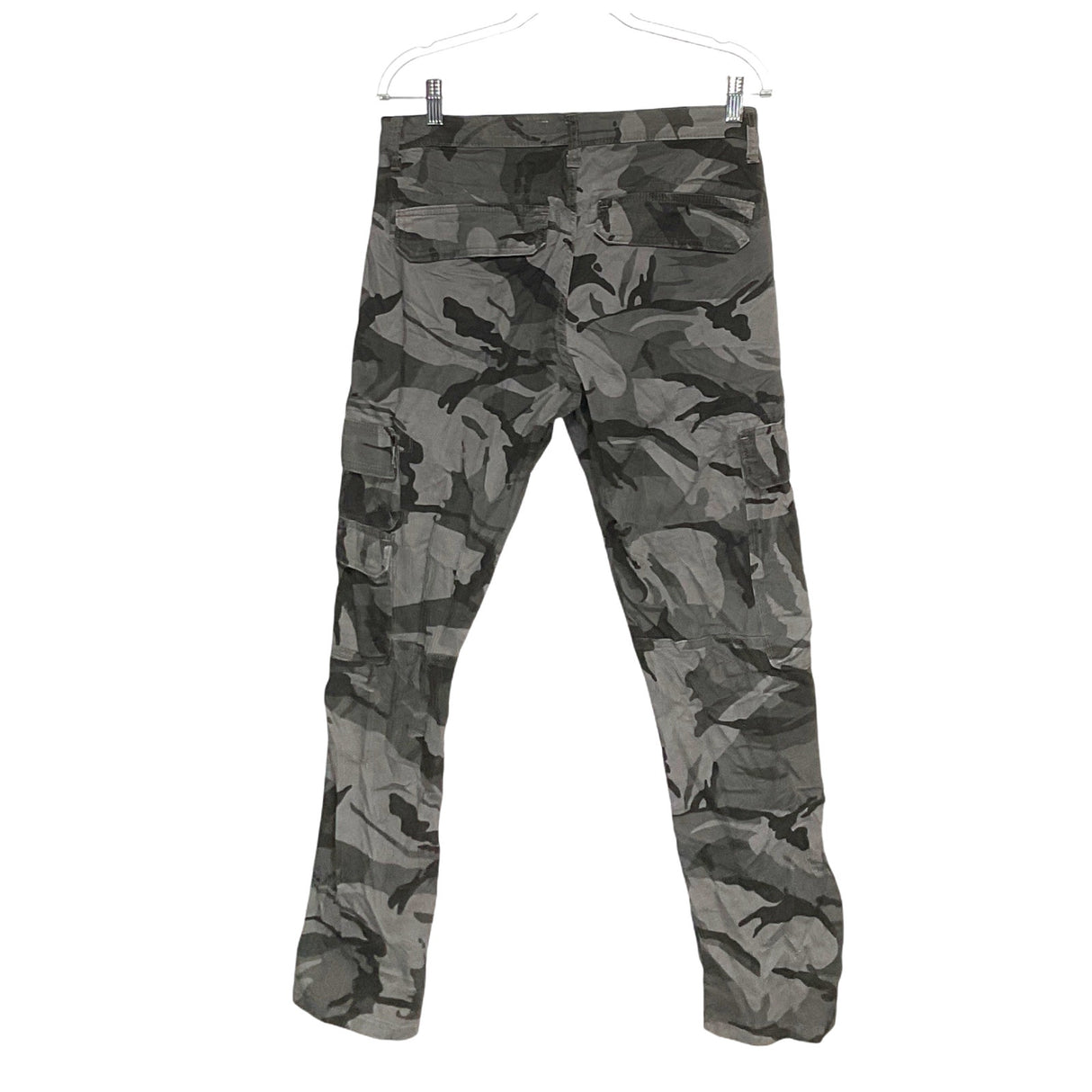 Wrangler Gray Camo Tapered Pants