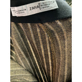 ZARA Multicolor A-Line Skirt