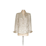 Le Suit Gold Blazer - Women's Size 10