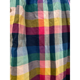 J. Crew Multicolor Gingham Midi Shirt Dress