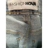 Fashion Nova Blue Ankle Jeans Women's Size 5