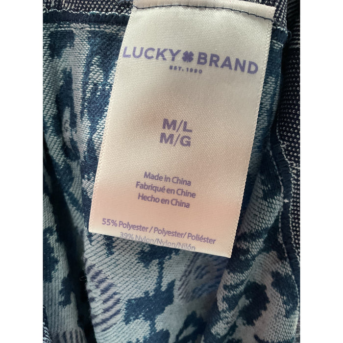 Lucky Brand Blue Capri Leggings