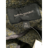 Banana Republic Green Wool XL Overcoat