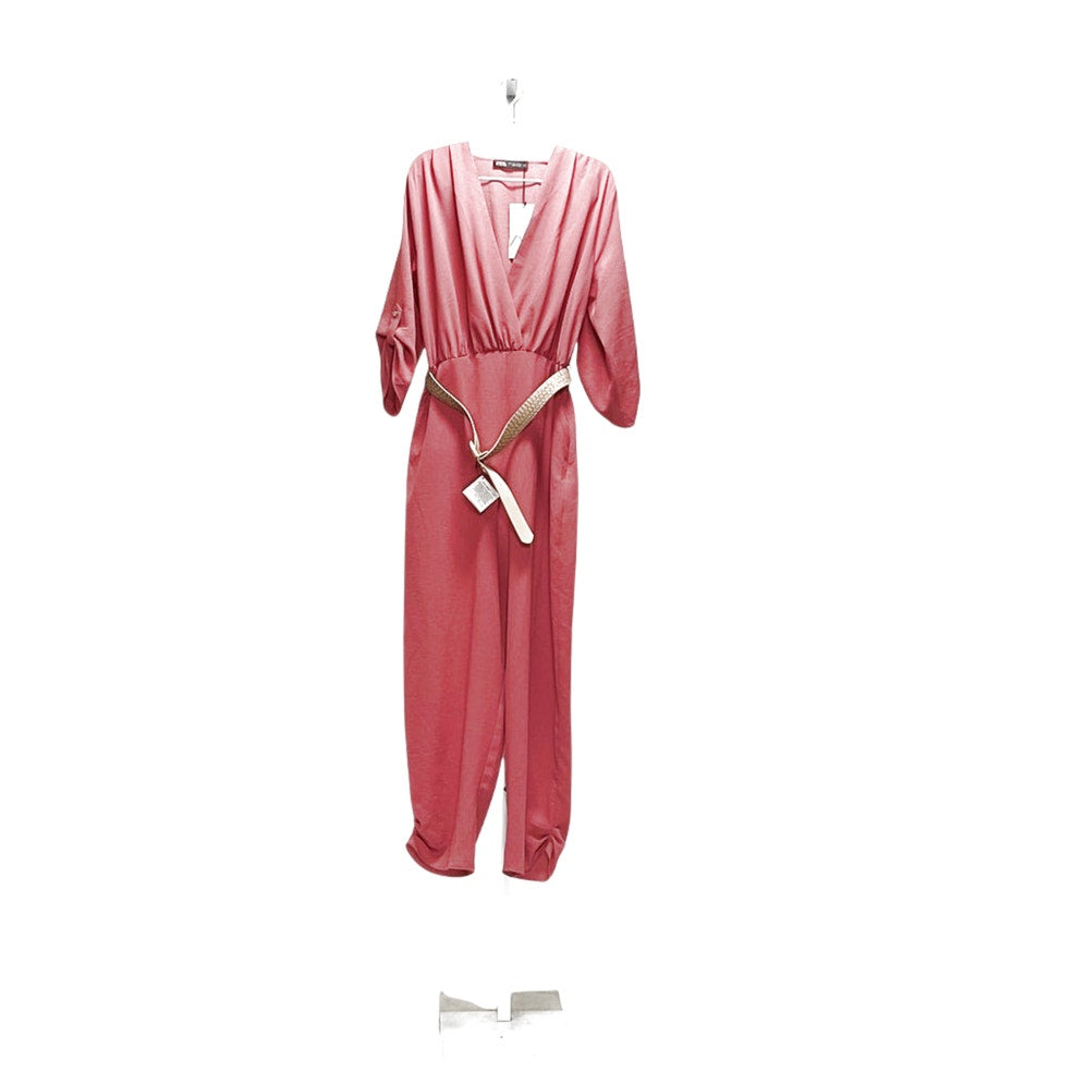 ZARA Pink Jumpsuit - Women's L