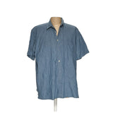 Levi's Blue Short Sleeve Button-Up Shirt