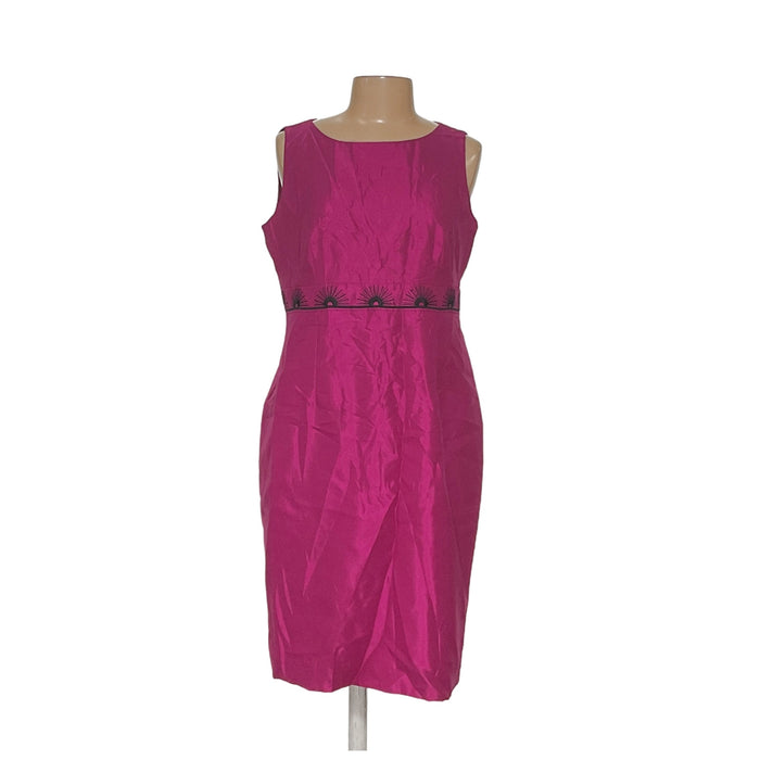 Kasper Pink Midi Sheath Dress