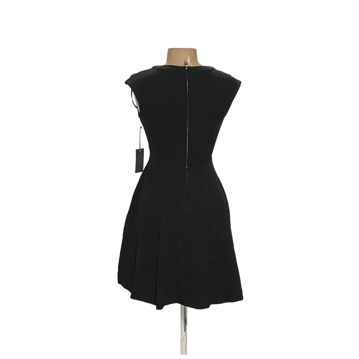 Vince Camuto Black A-Line Midi Dress - Women's size 2