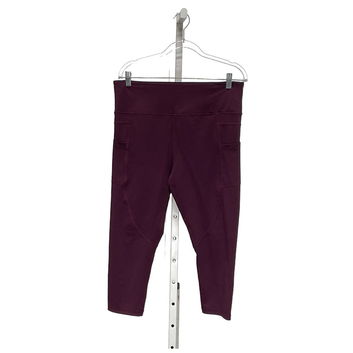 ZYIA Purple Capri Leggings - Size 16