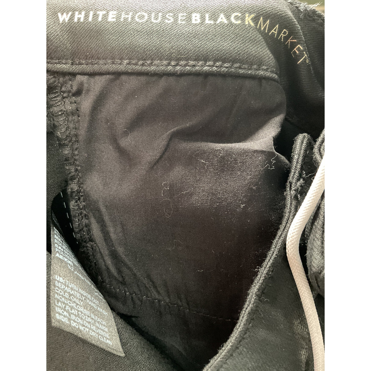 WHBM Black Modal Ankle Pants