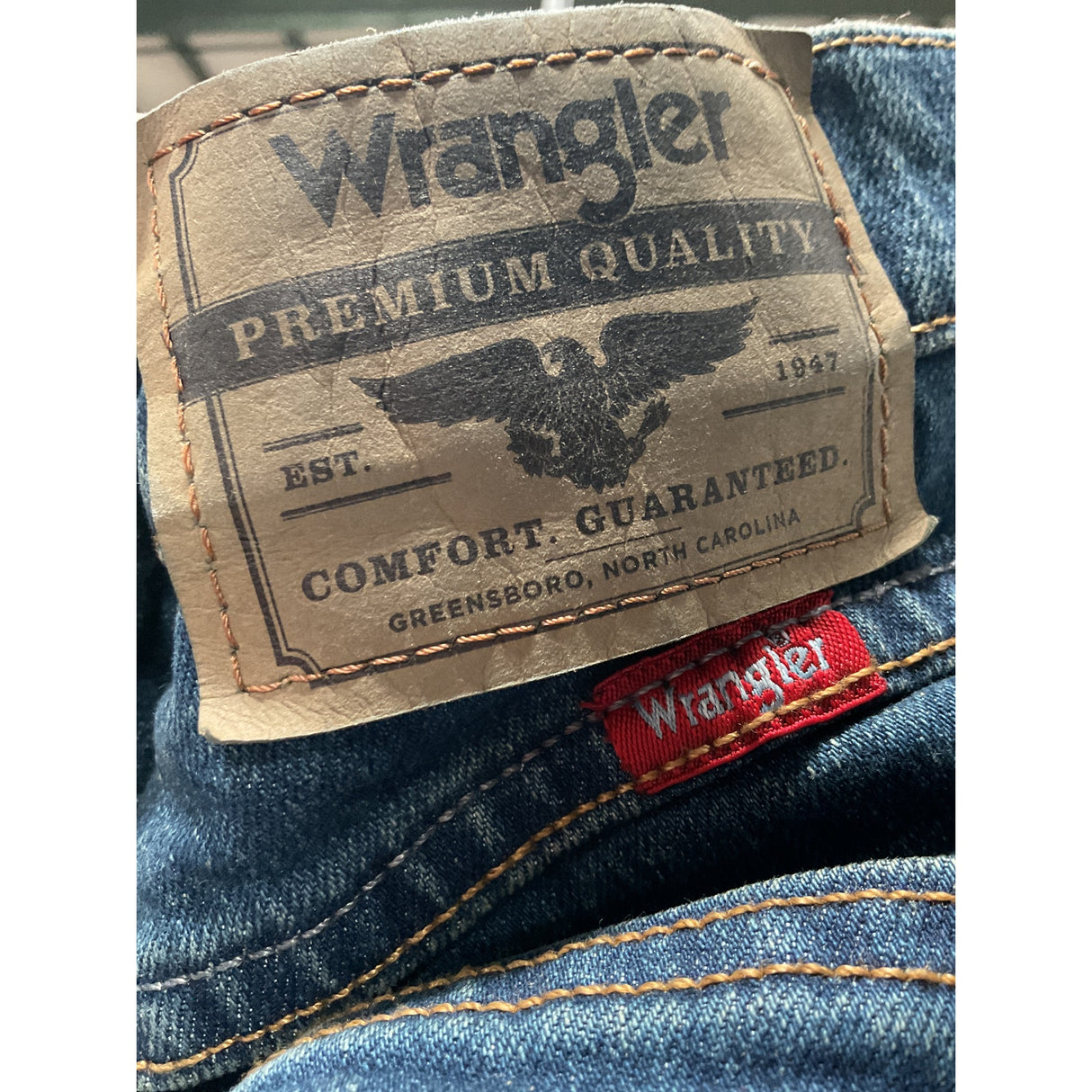 Wrangler Blue Straight Jeans, 32x30