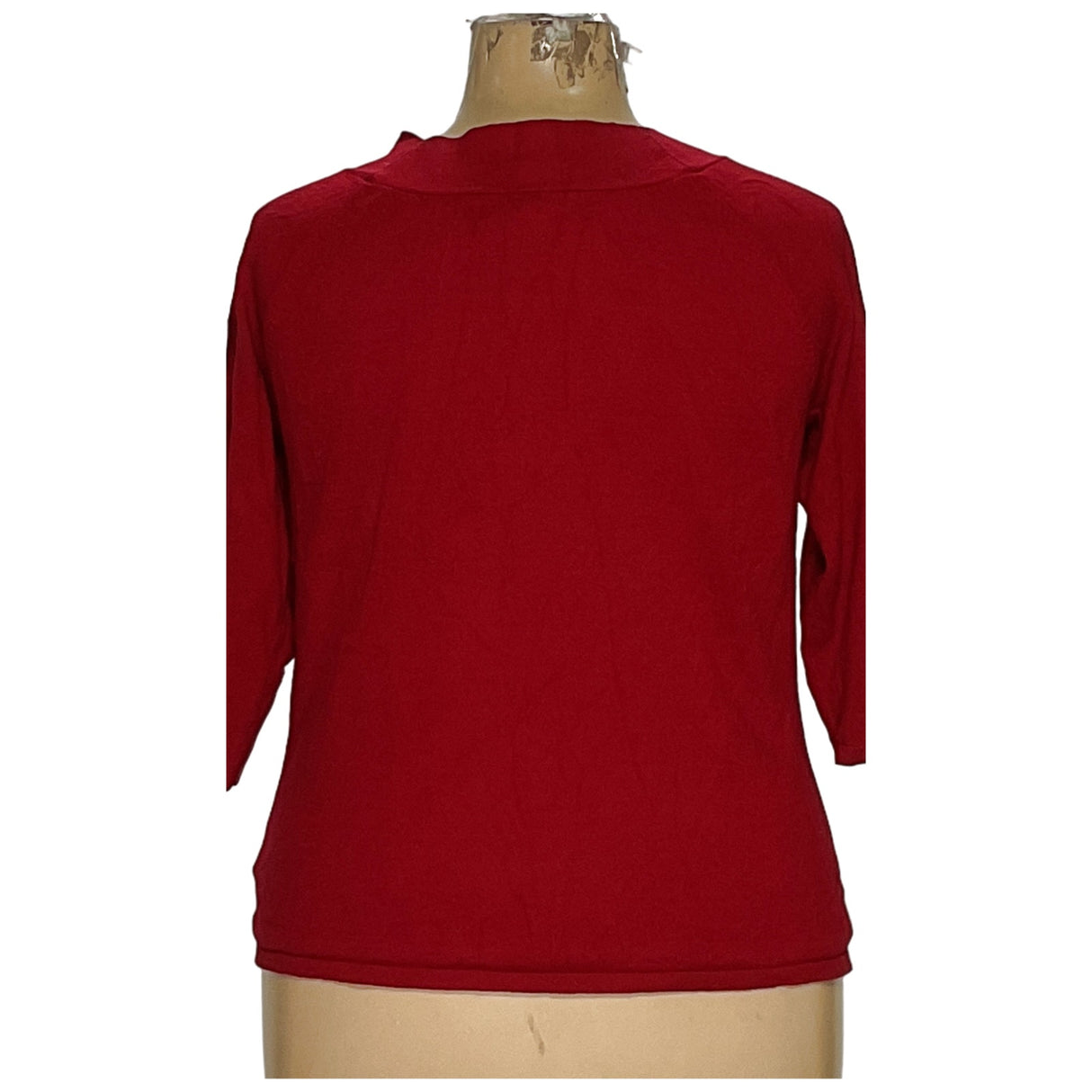 Nine West Red Plus Size Women's Pullover Sweater