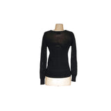 Tahari Black Rayon Blouse - Size S