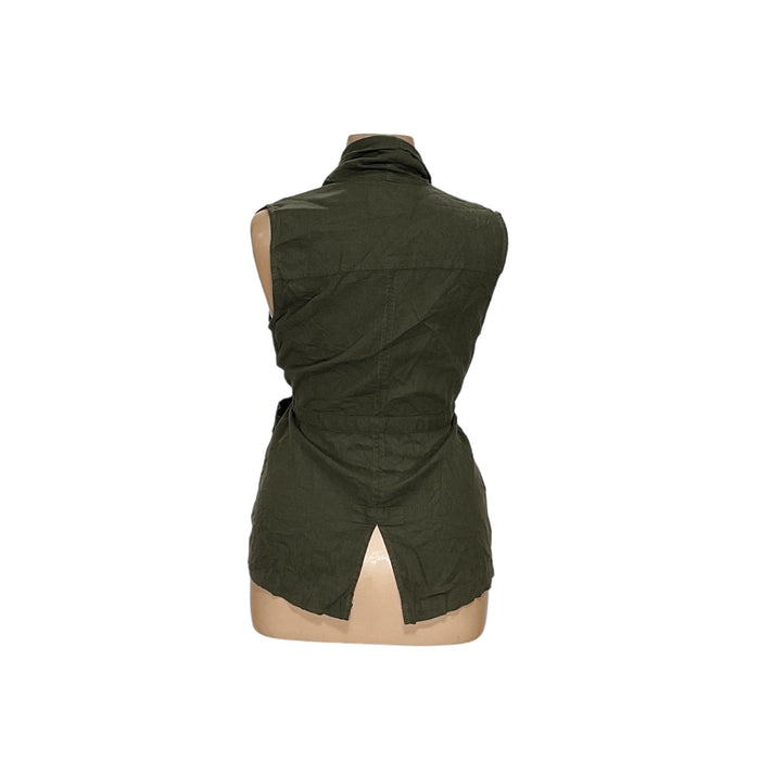 Sanctuary Women's Green Cotton Vest