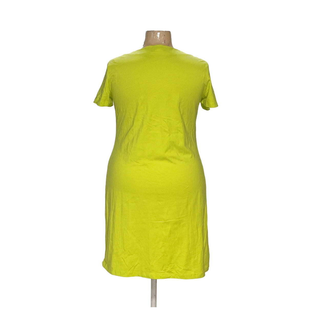 Calvin Klein Green Cotton Midi Dress XL