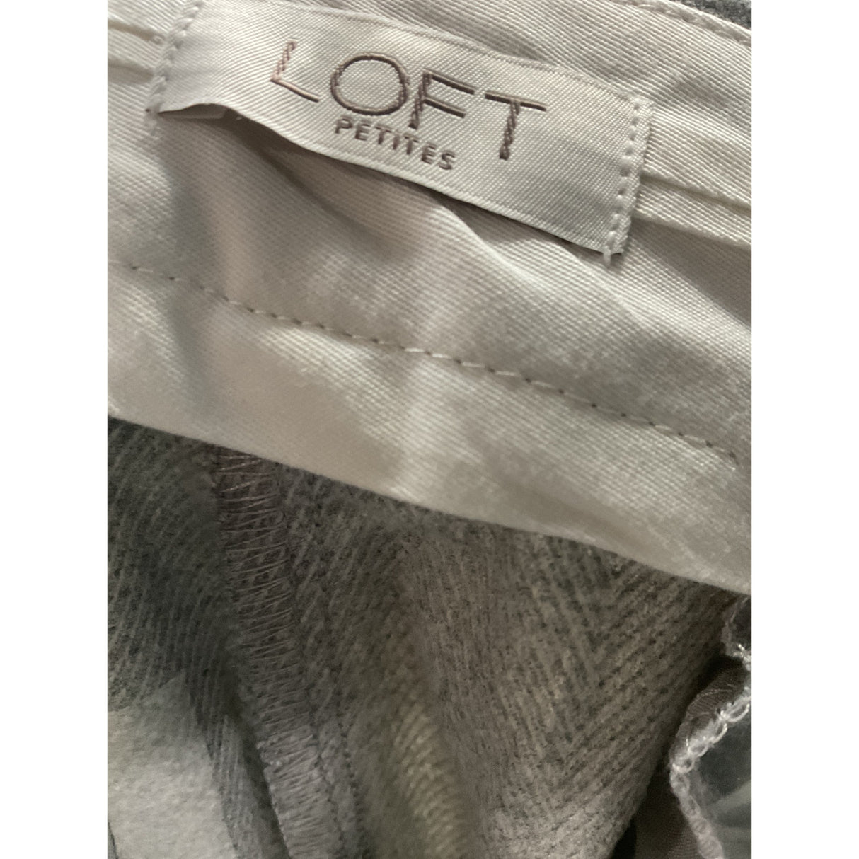 LOFT Gray Ankle Pants - Women's 4P