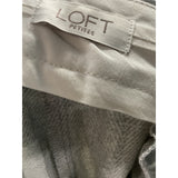 LOFT Gray Ankle Pants - Women's 4P