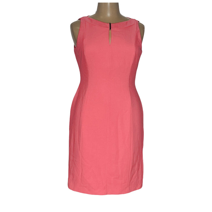 Tahari Pink A-Line Midi Dress, Size 12