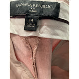 Banana Republic Women's Pink Ankle Pants Size 14