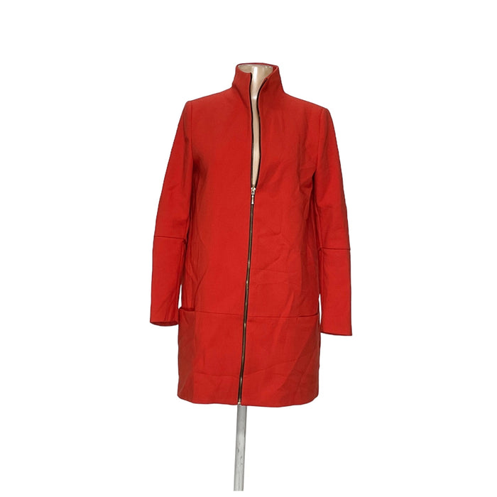 ZARA Orange Overcoat - Women's Size S