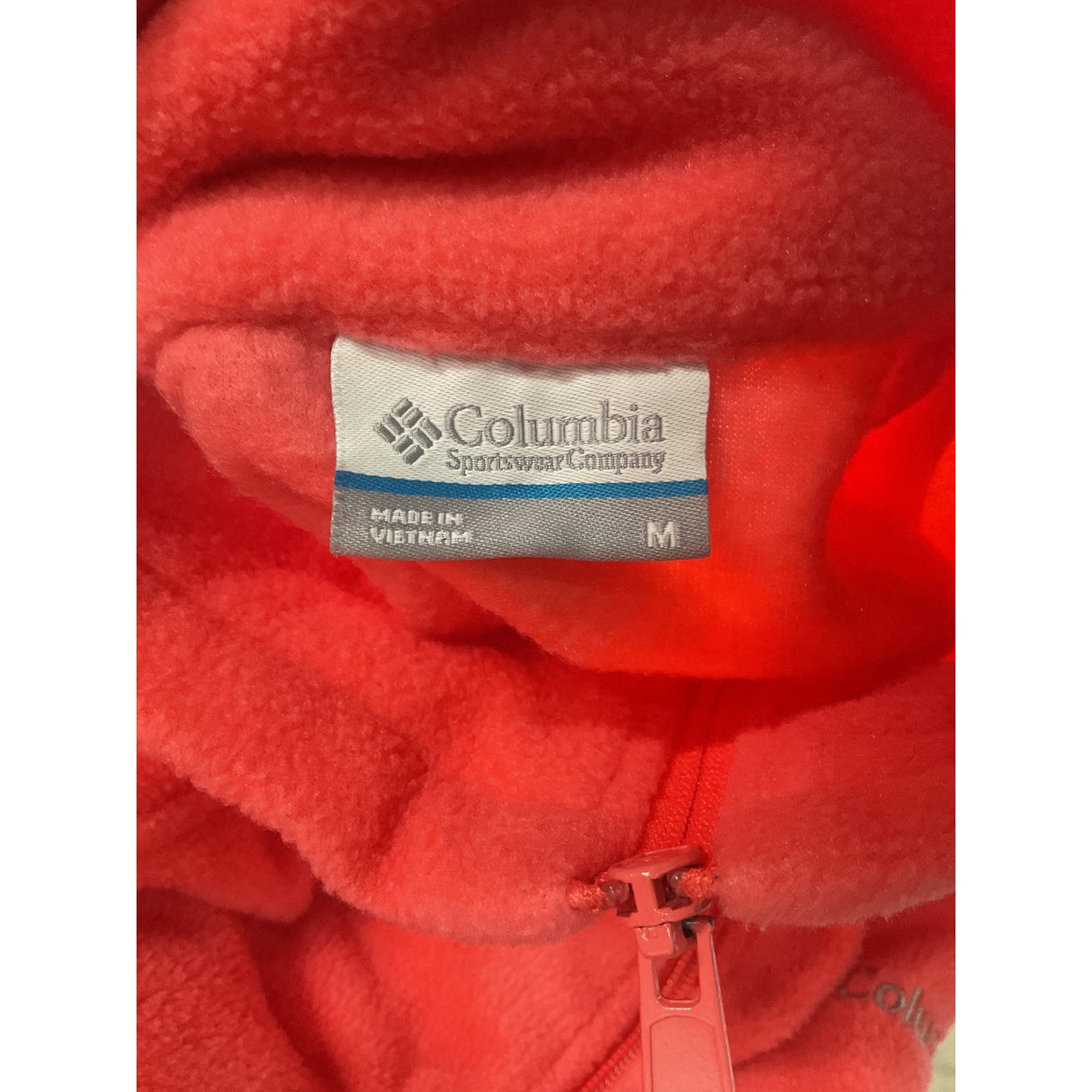 Columbia Women's Full Zip Pink Sweater - Size M