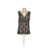 LOFT Black Lace Blouse - Size 14